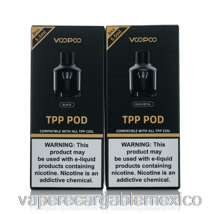 Vape Recargable Voopoo Tpp Vainas De Repuesto Plateadas